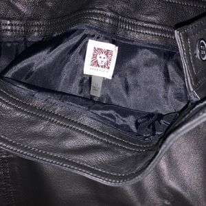 Black leather skirts